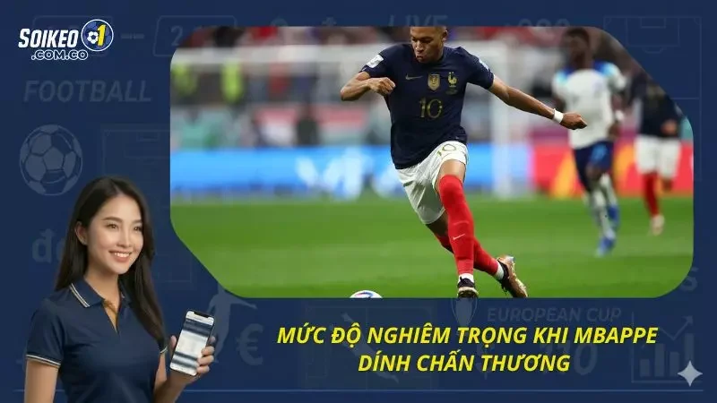 Tầm quan trọng khi Mbappe bị chấn thương thời điểm này